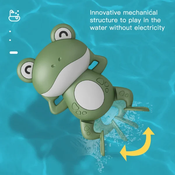Baby Shower Clockwork Cute Animal Swimming Frog