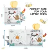 Soft baby Books Toys - 3D senssory Crinkle