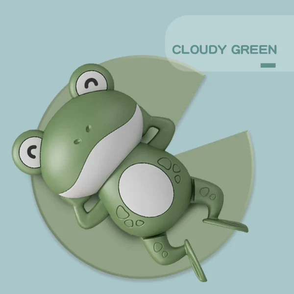 Baby Shower Clockwork Cute Animal Swimming Frog