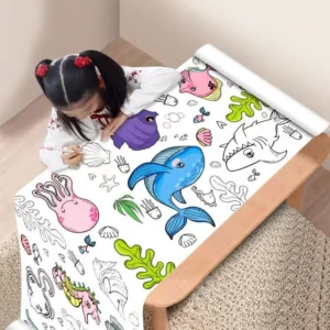 Animal Canvas Children's Coloring Paper Roll