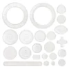 Interlocking Gears Wheels Geometric Ruler Drawing Accessories