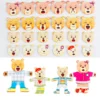 Montessori Little Bears Dress-Up Puzzle– Wooden Jigsaw Fun for Imaginative Play