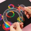 Interlocking Gears Wheels Geometric Ruler Drawing Accessories