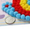 Plush Ball Painting Stickers Creative DIY Handmade Material