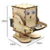 DIY Robot Eating Coin Wood Model for Learning Stem Project