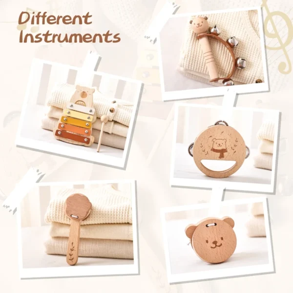 Montessori Wooden Musical Instruments Set