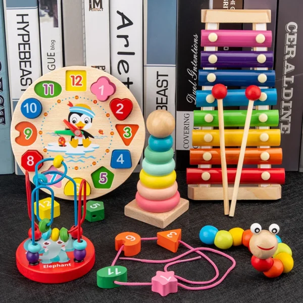 Montessori 3D Puzzles Early Learning toys