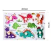 Montessori Puzzles Jigsaw Cartoon Animals Fruits 3D Puzzles Educational