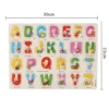 Montessori Puzzles Jigsaw Cartoon Animals Fruits 3D Puzzles Educational