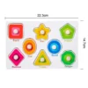 Montessori Puzzles Jigsaw Cartoon Animals Fruits 3D Puzzles Educational