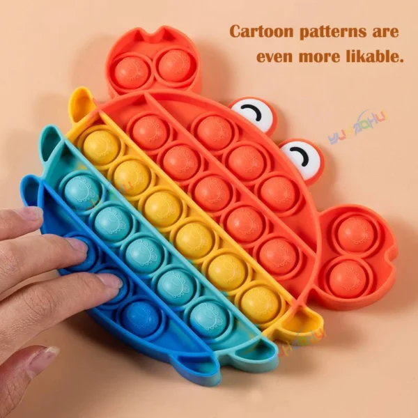 Rainbow Pop Push Bubblle Fidget Anti Stress