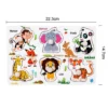 Montessori Puzzles Jigsaw Cartoon Animals Fruits 3D Puzzles Educational