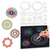 Interlocking Gears Wheels Geometric Ruler Drawing Accessories