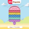 Rainbow Pop Push Bubblle Fidget Anti Stress