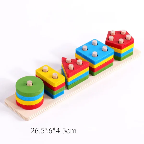 Montessori Puzzles Jigsaw Cartoon Animals Fruits 3D Puzzles Educational