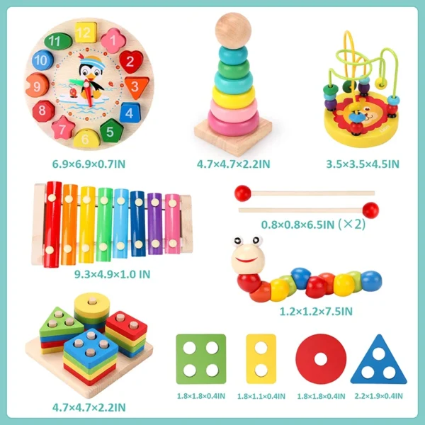 Montessori 3D Puzzles Early Learning toys