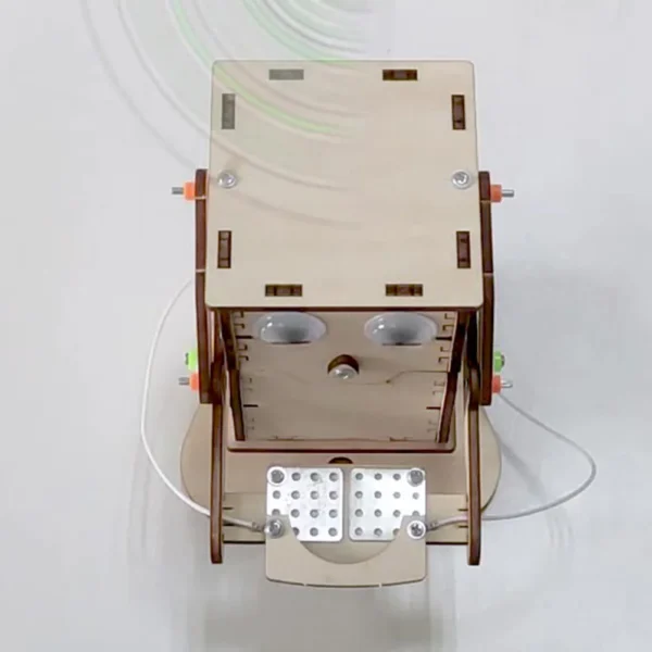 DIY Robot Eating Coin Wood Model for Learning Stem Project