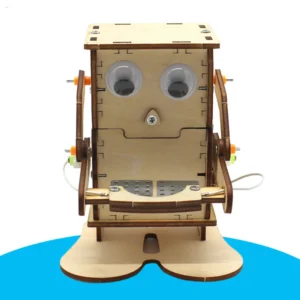 DIY Robot Eating Coin Wood Model for Learning Stem Project