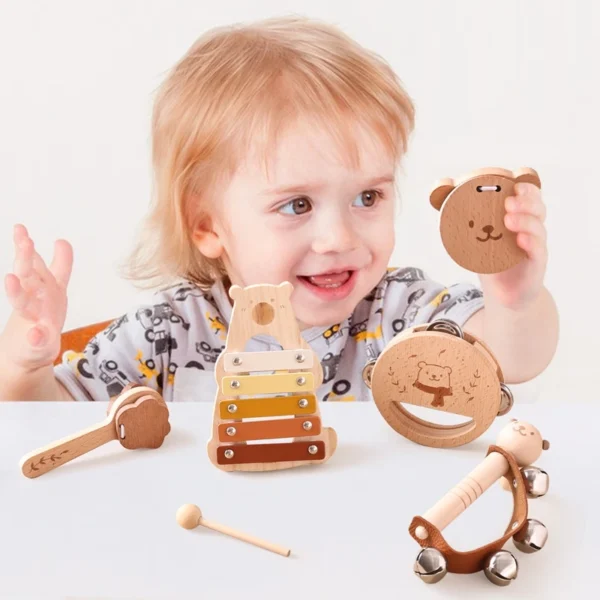 Montessori Wooden Musical Instruments Set