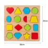 Montessori Puzzles Jigsaw Cartoon Animals Fruits 3D Puzzles Educational