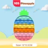 Rainbow Pop Push Bubblle Fidget Anti Stress