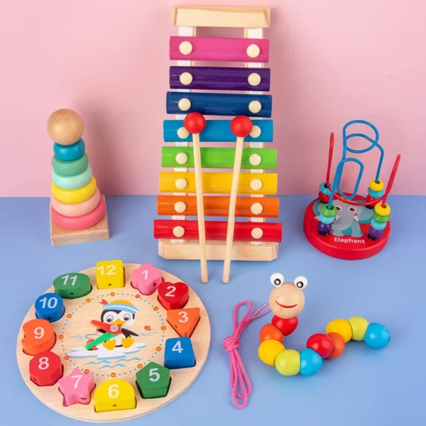 Montessori 3D Puzzles Early Learning toys