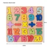 Montessori Puzzles Jigsaw Cartoon Animals Fruits 3D Puzzles Educational
